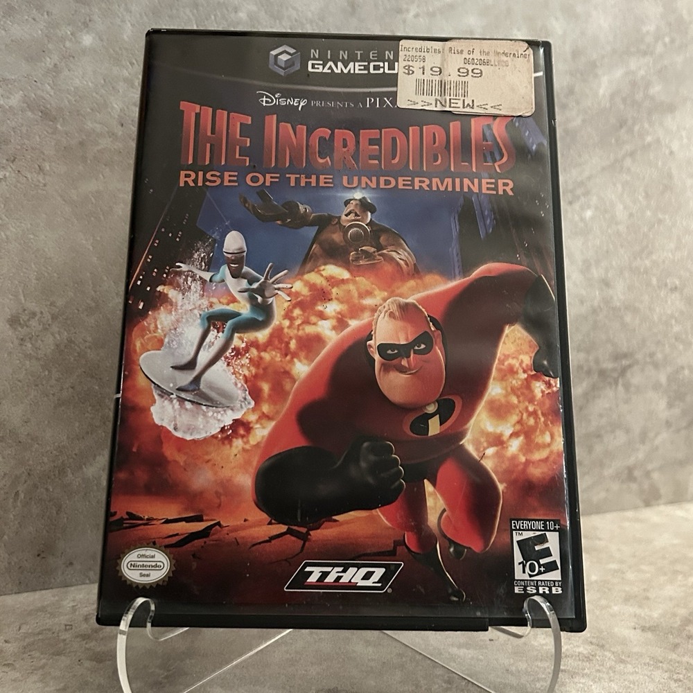 Incredibles: Rise of the Underminer Nintendo GameCube Complete CIB
